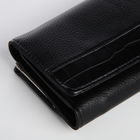 Кошелёк женский на магните, цвет чёрный - фото 23909388