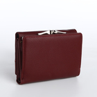 Кошелёк женский на магните, цвет бордовый - фото 23909398