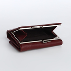 Кошелёк женский на магните, цвет бордовый - фото 23909399