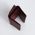 Кошелёк женский на магните, цвет бордовый - фото 23909401