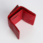 Кошелёк женский на магните, цвет красный - фото 23909413