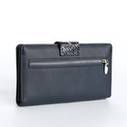 Кошелёк женский на магните, цвет синий - фото 23948367