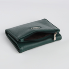 Кошелёк женский на магните, цвет зелёный - фото 23909442