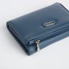 Кошелёк женский на магните, цвет синий - фото 23909459