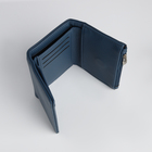 Кошелёк женский на магните, цвет синий - фото 23909461