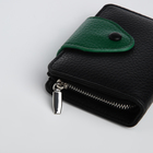 Кошелёк женский на магните, цвет чёрный - фото 23909489