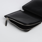 Кошелёк женский на магните, цвет чёрный - фото 23909490