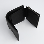 Кошелёк женский на магните, цвет чёрный - фото 23909491