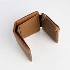 Кошелёк женский на магните, цвет коричневый - фото 23909509