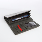 Кошелёк женский на магните, цвет коричневый - фото 23918295