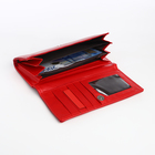 Кошелёк женский на магните, цвет красный - фото 23918303