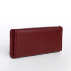 Кошелёк женский на магните, цвет бордовый - фото 23918313