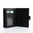 Обложка для автодокументов и паспорта на магните, цвет чёрный - фото 9631317