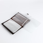 Обложка для автодокументов и паспорта на магните, цвет коричневый - фото 9631353