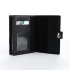 Обложка для автодокументов и паспорта на магните, цвет чёрный - фото 9631359