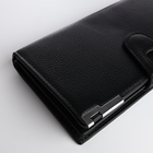 Портмоне мужское на магните, отделение для сим-карт, цвет чёрный - фото 23961520