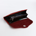 Кошелёк женский на магните, цвет красный - фото 23961535