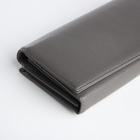 Кошелёк женский на магните, цвет серый - фото 23899184