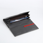 Кошелёк женский на магните, цвет серый - фото 23899185