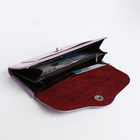 Кошелёк женский на магните, цвет лиловый - фото 23961632