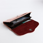 Кошелёк женский на магните, цвет розовый - фото 23961636