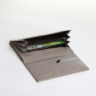 Кошелёк женский на магните, цвет серый - фото 23886207