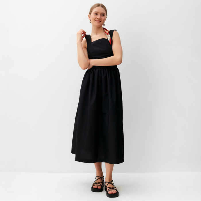 Платье женское MINAKU: Casual Collection цвет черный, р-р 48 - Фото 1