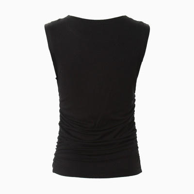 Майка женская MINAKU: Basic line, размер 48, чёрная