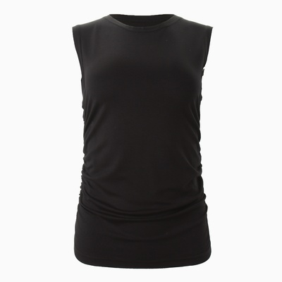 Майка женская MINAKU: Basic line, размер 48, чёрная