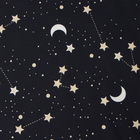 Штора "Этель" Звёздное небо, 145*260 см, 100% хлопок, рогожка - Фото 2