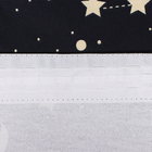 Штора "Этель" Звёздное небо, 145*260 см, 100% хлопок, рогожка - Фото 4