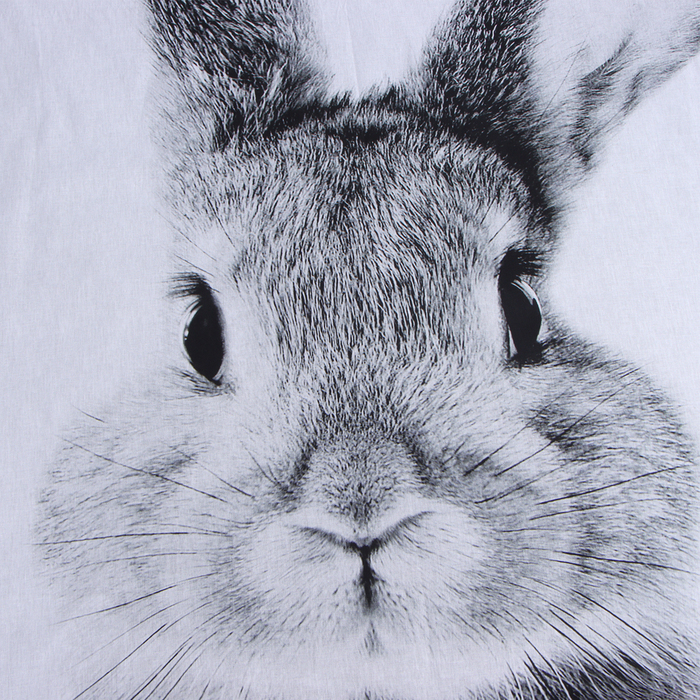 Пододеяльник "Этель" Cute rabbit, 143*215 см, 100% хлопок, бязь - фото 1899347089
