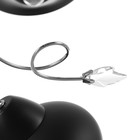 Люстра потолочная BayerLux «Авиталь», 3хЕ27, 40 Вт, чёрно-хромовый, 53×53×23 см - фото 23925577