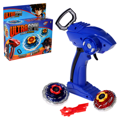 УЦЕНКА Набор волчков с запуском «Торнадо», 2 волчка, запуск на верёвке