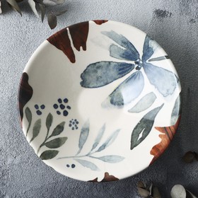 Тарелка глубокая керамическая «Фьюжен», 20×5.5 см, 600 мл, Dolce Ceramo