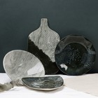 Тарелка керамическая «Стоун», 18 х 18 см, цвет темно-серый - Фото 6