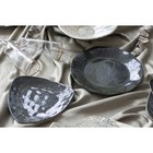 Тарелка керамическая «Стоун», 18 х 18 см, цвет темно-серый - Фото 9