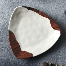 Тарелка керамическая Dolce Ceramo. «Фьюжен», 18 х 18 см