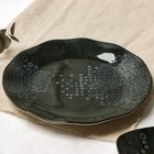 Тарелка керамическая «Стоун», 21.5 см, цвет темно-серый - Фото 3