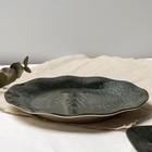 Тарелка керамическая «Стоун», 21.5 см, цвет темно-серый - Фото 6