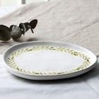 Тарелка керамическая «Летний день», 18 х 14.4 см, цвет белый - Фото 4