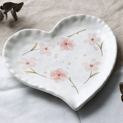 Тарелка керамическая «Летний день», 19×18 см, белая