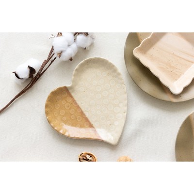 Тарелка керамическая Dolce Ceramo. «Самоцвет», 19×18 см