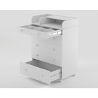 Комод пеленальный детский ИНКАНТО OSKAR V 800/5, 84×45×101 см, 5 ящиков, белый - Фото 3