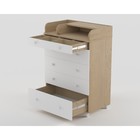Комод пеленальный детский ИНКАНТО OSKAR V 800/5, 84х45х101 см., 5 ящиков, цвет дуб/белый - Фото 3