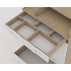 Комод пеленальный детский ИНКАНТО OSKAR V 800/5, 84х45х101 см., 5 ящиков, цвет дуб/белый - Фото 4