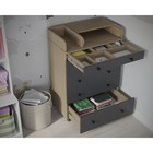 Комод пеленальный детский ИНКАНТО OSKAR V 800/5, 84х45х101 см., 5 ящиков, цвет дуб/графит - Фото 5