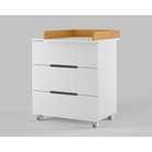 Комод пеленальный детский ИНКАНТО Anniken ЕCCO 800/3, 83х45х97 см., 3 ящика, цвет белый/бук - Фото 7