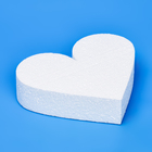 Флористическая основа "Сердце из пенопласта 22 х 5 см - фото 24430309