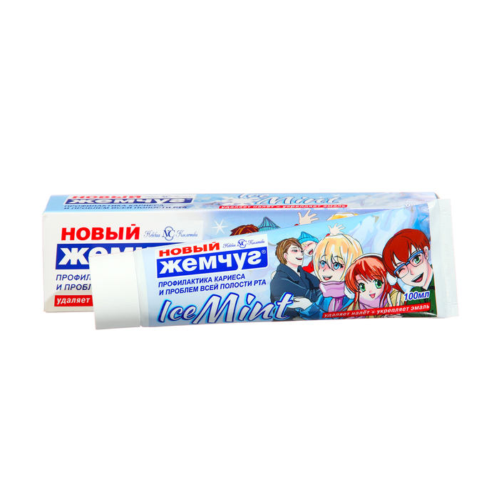 

Зубная паста Новый жемчуг Ice Mint, 100 мл